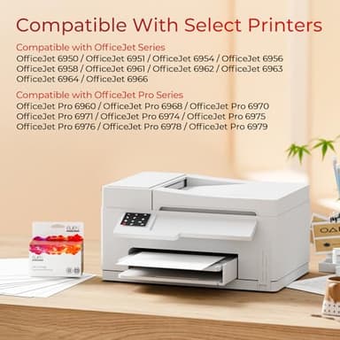 902XL Ink Cartridges for HP Printers Upgraded Replacement for HP 902XL Ink Cartridges Combo Pack HP902 Use with HP OfficeJet Pro 6978 6958 6968 6958 6962 6954 6950 6960 6970(Black,Cyan,Magenta,Yellow) - Image 2