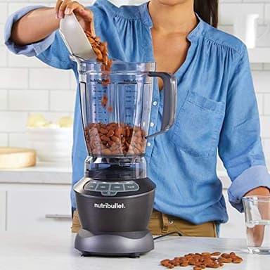nutribullet Countertop Blender for Shakes, Smoothies, Food Prep, and Frozen Blending, 64 Ounces, 1200 Watt, Dark Gray NBF50400 - Image 8