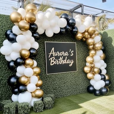 RUBFAC 129pcs White Balloons Different Sizes 18 12 10 5 Inch for Garland Arch,Party Latex Balloons for Birthday Party Wedding Anniversary Baby Shower Party Decoration - Image 7