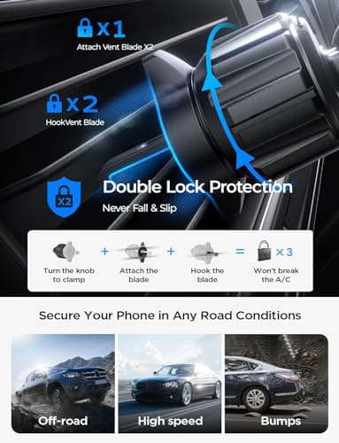LISEN for MagSafe Car Mount Charger for iPhone 16, 15W Wireless Universal Vent Charger for iPhone 16 Car Accessories Magnetic Phone Holder Mount, Fits iPhone 16 15 Pro Max - Image 7