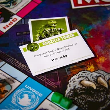 Monopoly: Godzilla | Based on Classic Monster Movie Franchise Godzilla | Collectible Monopoly Game Featuring Familiar Locations and Iconic Kaiju Monsters - Image 5