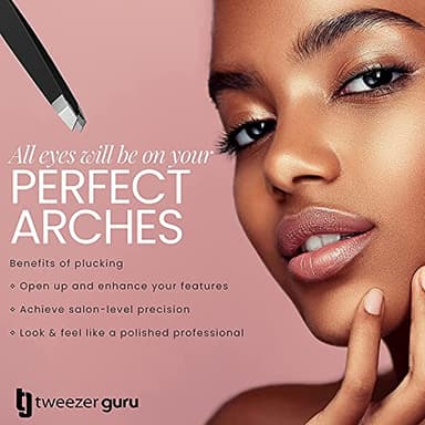 Tweezer Guru Tweezers for Women Facial Hair & Men – Precision Slant-Pointed Eyebrow Tweezer for Ingrown Hair, Blackhead & Splinter Removal (2 Pink) - Image 7