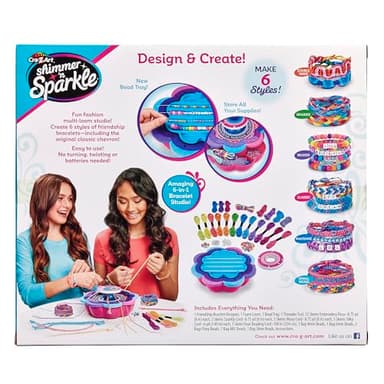 Cra-Z-Art Shimmer & Sparkle Ultimate Friendship Bracelet Maker Small - Image 2