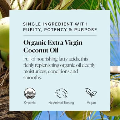 Sky Organics - Multipurpose Organic Coconut Oil for Skin & Hair, 16.9 fl oz - Extra Virgin Hair Oil & Body Moisturizer - Vitamins, Antioxidants & Fatty Acids - Vegan, Cruelty Free - w ebook - Image 5