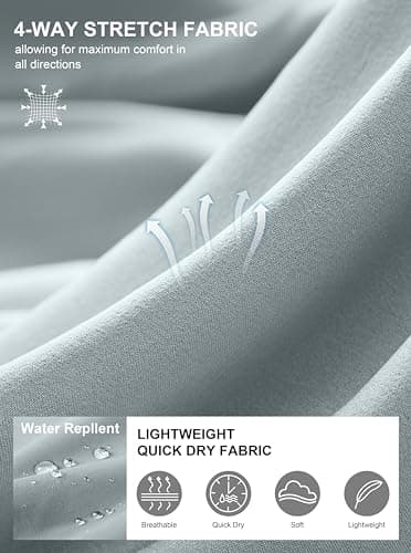 G Gradual Men's Casual Shorts 7" Lightweight Golf Shorts for Men Stretch with 3 Pockets Quick Dry Breathable Work Shorts - Image 4