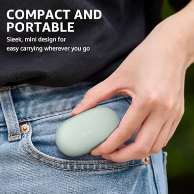 TOZO E1 Wireless Earbuds Build in Mic Clear Calls Ergonomic Light Weight Bluetooth 5.3 in Ear Headphones IPX6 Waterproof Premium Stereo Sound Ear Buds 30H Playtime with 32 EQs via APP - Image 7