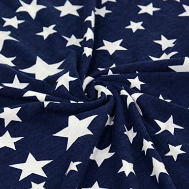 GORLYA Girl's Short Sleeve Floral Print Loose Casual Holiday Long Maxi Dress with Pockets 8 Years (7-8Years/Height:130cm, Navy Star) - Image 5