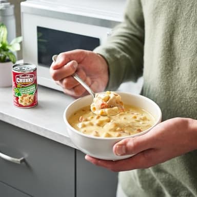 Campbell’s Chunky Soup, Healthy Request Chicken Corn Chowder Soup, 18.8 Oz Can (Case of 12) - Image 6