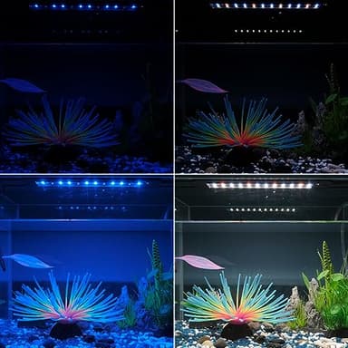 Pawfly 11W Aquarium LED Light for 12 to 18 Inch Fish Tanks Extendable Fish Tank Light with Full Spectrum Brilliant White Blue Red Lights with Daytime & Night Modes and Adjustable Brightness - Image 8