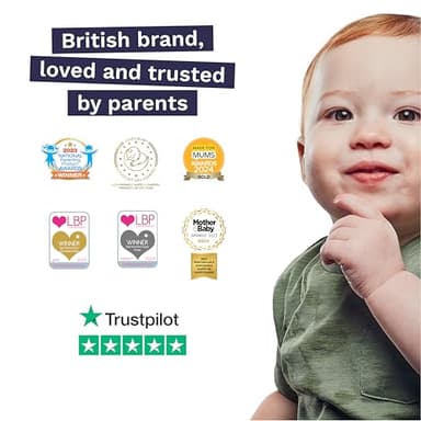 Pura Hypoallergenic Diaper Pants Size 6 (33+ lbs) Overnight, up to 12 Hours Leak Protection, Suitable for Sensitive Skin, Totally Chlorine Free, Soft Organic Cotton, 3 Packs of 17 (51 Pull Up Pants) - Image 8