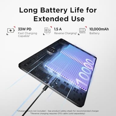 TCL NXTPAPER 14 Android Tablet, 14.3" Paper-Like Display Drawing Pad & Digital Notebook with 4096-Level Stylus & Flip Case, 8+8GB RAM, 256GB Storage, 10000mAh Battery, Multi-Window, Gray - Image 8