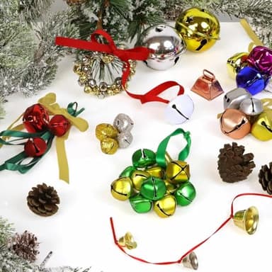 Essentials By Leisure Arts Arts Jingle Bells 9mm Silver 72pc - Image 3