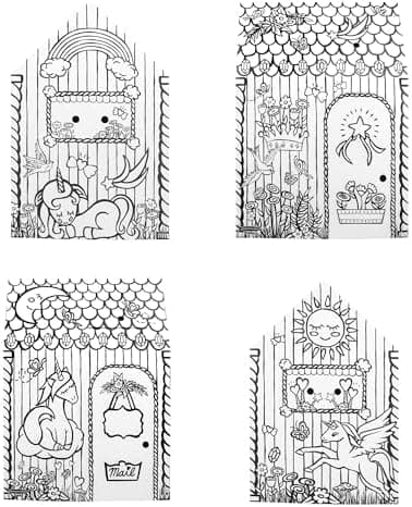 Bankers Box at Play Color in Unicorn Playhouse, Cardboard Playhouse and Life Size Craft Activity for Kids and Families - Image 4