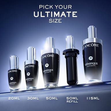 Lancôme Génifique Ultimate Dual Recovery Face Serum- Anti-Aging Serum Visibly Improves Fine Lines, Rough Texture, Plumpness and Even Skintone - with Beta Glucan and, Hyaluronic Acid - 1 Fl Oz - Image 8