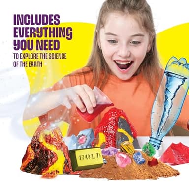 Dan&Darci Earth Science Kit for Kids - Kits for Kids Age 8-12, 8 9 10 Year Old Boy Birthday Gift - Gifts Boys & Girls - Volcano Experiments - STEM Toys Ages 8-10 - Image 2