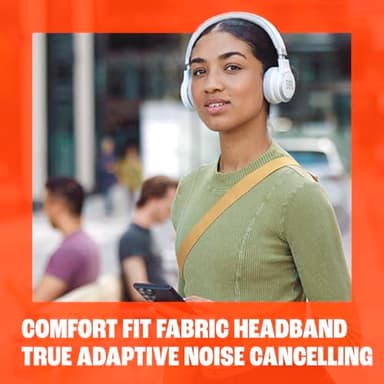 JBL Live 670NC - Wireless On-Ear Headphones with Adaptive Noise Cancelling with Smart Ambient, Up to 65H Battery Life with Speed Charge, Lightweight, Comfortable and Foldable Design (Blue) - Image 2