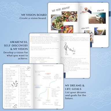 Legend Planner – Weekly & Monthly Life Planner to Hit Your Goals & Live Happier. Organizer Notebook & Productivity Journal. A5 (Mystic Blue) - Image 4