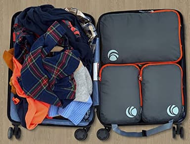 Cipway Compression Packing Cubes Set, Ultralight Expandable Travel Packing Organizers for Carry on Luggage (Grey 3pcs) - Image 7