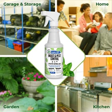 Mighty Mint Peppermint Oil Insect Repellent Spray – Natural Indoor & Outdoor Bug Control for Spiders, Ants, Roaches, and More – Plant-Based, Extra-Strong Formula - 16 oz - Image 6