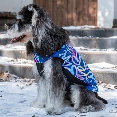 CuteBone Winter Dog Coat - Waterproof & Windproof Jacket for Small to Large Dogs - Reversible Soft Vest with Adjustable Thick Lining & Leash Hole - Image 7