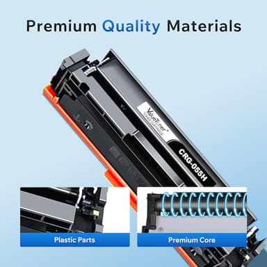 055 055H Toner Cartridge Set Replacement for Canon 055 Toner Cartridge Set High Capacity for Canon Color ImageCLASS MF743Cdw MF741Cdw MF746Cdw MF743 Printer (Black Cyan Magenta Yellow, 4-Pack) - Image 5