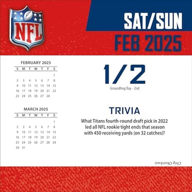 Turner Sports NFL All Team 2025 Box Calendar (25998053052) - Image 4