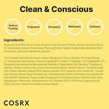 COSRX Snail Mucin 96% Peptide Booster Set - Amazon Exclusive - Korean Skin Care, Gift Sets, Skin Care Sets for Women, Advanced Snail Mucin Serum, Face Serum - Image 8
