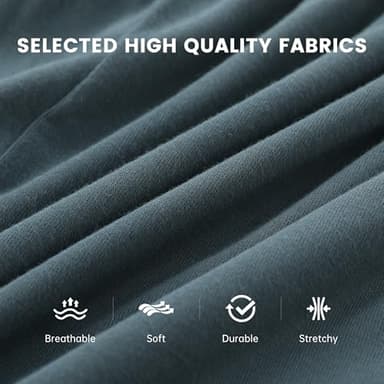 BAMBOO COOL Men's Boxer Shorts Underwear Soft Comfortable Breathable Classic Casual Loose Stretch Knit Short (3 Pack), X-Large - Image 5