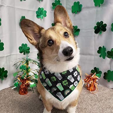 BoomBone St Patricks Day Dog Bandana 3 Pack - Triangle Bibs Pet Scarf for Small to Large Dogs and Cat - Image 5