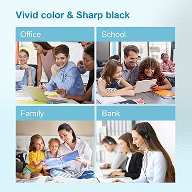 63XL Ink Cartridges Black and Color Replacement for HP Ink 63 for HP 63XL Ink Cartridge Combo Pack Work for HP OfficeJet 3830 4650 5255 5258 5200; Envy 4520 4512 4510; DeskJet 1112 2130 3630 (2 Pack) - Image 7