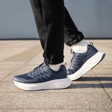 NORTIV 8 Men's Walking Running Tennis Cushioning Shoes ActiveFloat Non Slip Athletic Gym Workout Jogging Comfortable Sneakers,Size 10,Blue,SNWS245M - Image 8