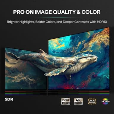 Aurzen Smart Projector with WiFi and Bluetooth, NetfIix Official, 20W Speakers, DoIby Audio & dbx-tv Total Sonics, Auto Focus & Keystone, Native 1080P Portable Outdoor Movie Projector - Image 5