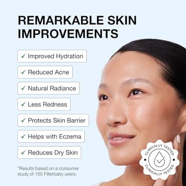 Filterbaby Skincare Filter 2.0, Bathroom Sink Filter Faucet for Men and Women’s Skin Care, 99.9% Chlorine Removal – 0.000001 mm Carbon Fiber, Clinically Tested, Skin Hydration in 2 Weeks (Chrome) - Image 4