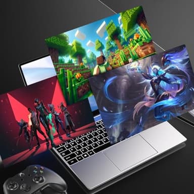 NEOBIHIER Gaming Laptop 15.6" FHD, Intel N95, 512GB SSD, 16GB DDR4 RAM, 6000mAh Battery,Backlit Keyboard, Fingerprint Unlock, Windows 11 Laptop Computer for Work & Entertainment. - Image 6