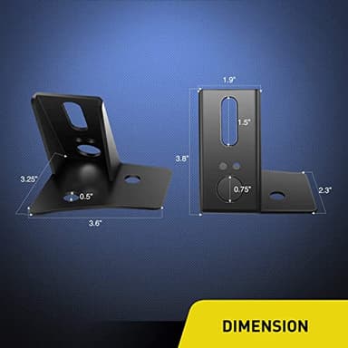 Nilight 2Pcs 4Inch LED Pods Bar Triple Row 60W Flood Spot Combo 6000LM Driving Off Road with 2007-2017 Wrangler JK/JKU 2DR 4DR A-Pillar Windshield Hinge Mounting Brackets Wiring Harness Kit - Image 8