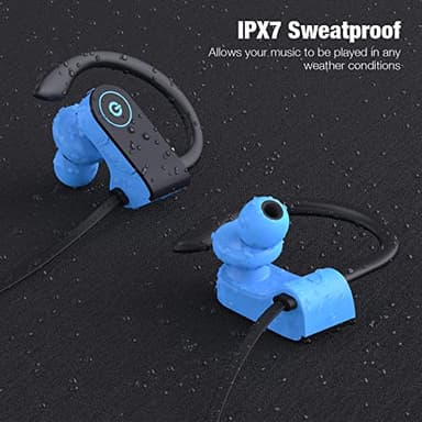 Boean Wireless Earbuds, Bluetooth Headphones 5.3, Wireless Headphones with 16Hrs Playtime IPX7 Waterproof in-Ear Earphones, Deep Bass Stereo Earbuds with Microphone for Gym Running Home Workout - Image 5