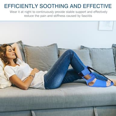 KTSAY Upgrade Plantar Fasciitis Night Splint & Relief Brace with Adjustable Straps - Support for Achilles Tendonitis, Heel Spur Pain, Day & Night Use - Image 7