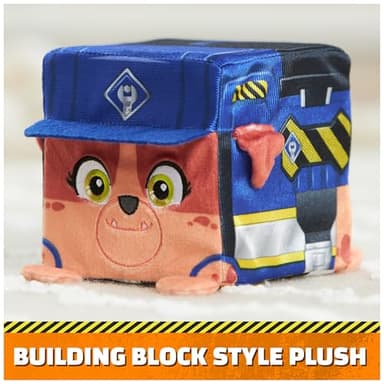 Rubble & Crew Stuffed Animals, Mix, 4-Inch Cube-Shaped Plush Toy for Kids Ages 3 and Up - Image 2