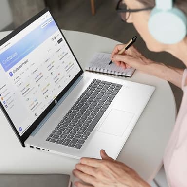 HP 17 Laptop, 17.3'' Touchscreen Display, Intel Quad-Core N200 Processor, 32GB RAM, 1TB SSD+128GB SSD, Webcam, Number Keypad, Windows 11 Home, Fatcayes Accessory, Moonlight Blue (Renewed) - Image 8