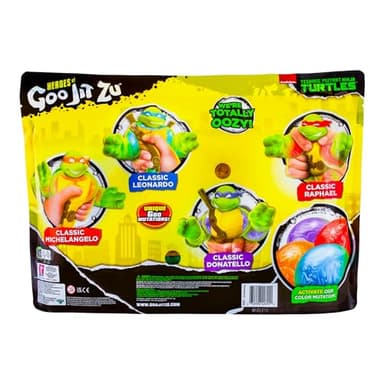 Heroes of Goo Jit Zu Teenage Mutant Ninja Turtles | 4 Pack | Super Oozy Toy Figures | Classic Donatello, Classic Michelangelo, Classic Leonardo & Classic Raphael | with Different Colored Mutations - Image 6