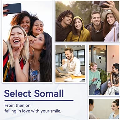 Somall Professional Teeth Whitening Kit - The 2025 Latest Smart Teeth Whitening Gel LED Light System, 35% Carbamide Peroxide, 3ml Gel Syringes(3), Remineralization Desensitizing Gel(1), and Tray - Image 6