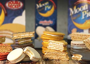 MoonPie Mini Marshmallow Sandwich Small Icing Dipped Graham Cracker & Marshmallow Snack 12 Count, Banana, 96 Oz (Pack of 8) - Image 2