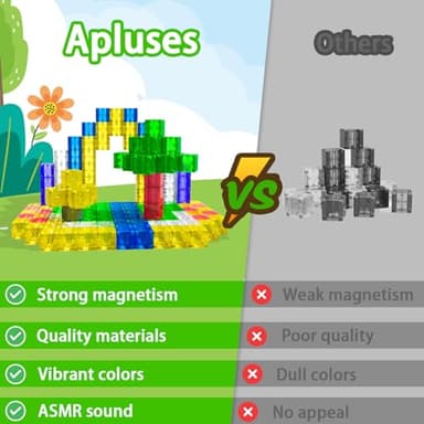 32PCS Magnetic Building Blocks - Transparent Magnetic Cubes, STEM Magnet Toddler Boys Toys for kids age 3-5 ,Travel Sensory Autism Preschool Montessori Toys for 3+ Year Old, Birthday Girls Gifts - Image 3