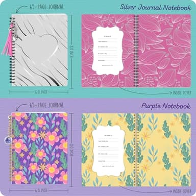 LAOESE 2-Pack DIY Journal Kit for Girls -Christmas Birthday Gifts for Girls 8 9 10 11 12 13 14 Years Old - Arts & Crafts for Teens Trendy Stuff - Scrapbook & Diary Supplies Toys Set - Image 5