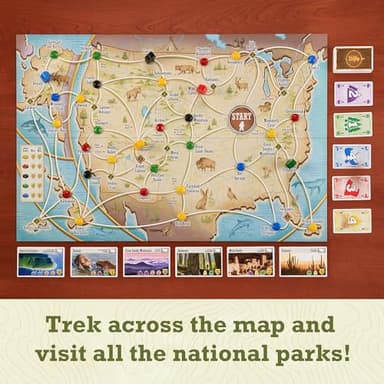 Trekking The National Parks (3rd Edition) - The Award-Winning Family Board Game | Great for Kids Ages 10 and Up | Easy to Learn | Designed for National Park Lovers by Underdog Games - Image 2