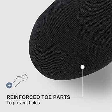 wernies No Show Men Socks, Low Cut Ankle Sock, Men Short Socks Casual Cotton Socks Size 11-13 - Image 5