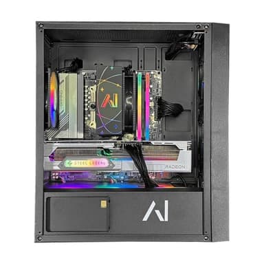 Andromeda Insights Galaxy Gaming PC - AMD RX 9070 XT 16GB GDDR6 | Ryzen 7 9800X3D 4.7 GHz (5.2 GHz Turbo Boost) | 32GB DDR5 6000 | 2TB Gen4 NVMe SSD | 850W Gold PSU | ARGB Fans | Wi-Fi + BT | Win 11 - Image 2