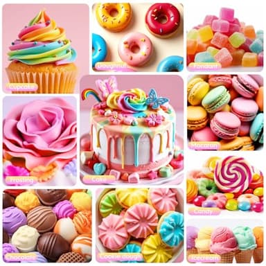 Oil Based Food Coloring for Chocolate Rainbow Oil Edible Food Dye Set for Halloween Baking Royal Icing Cookie Supplies Gluten Free 7x6ml Food Grade Food Color Kit, 0.25 Fl. Oz/Bottles - Image 5