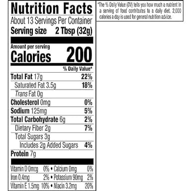 SKIPPY Natural SUPER CHUNK Peanut Butter Spread, 7 g Protein Per Serving, 15 oz (12 Pack) - Image 2