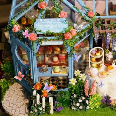 QUPIVA 60Pcs Mini Resin Butterflies, Miniature Dollhouse Accessories Tiny Butterflies for Crafts, Mini Resin Animals Figurines for DIY Fairy Garden Dollhouse Micro Landscaping Decoration - Image 4